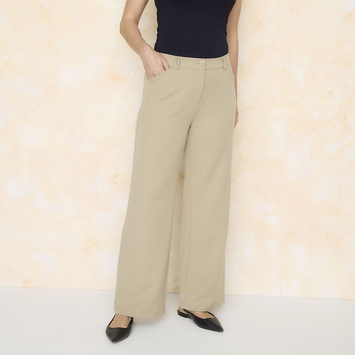 S COCCI - Pantalón Tiro Medio Mujer S.Cocci