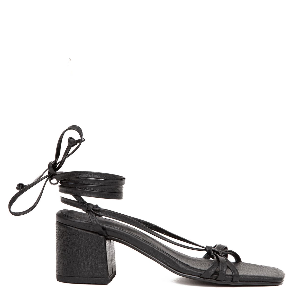 MARIE THE BRAND - Sandalia Mujer Cuero Negro Marie The Brand