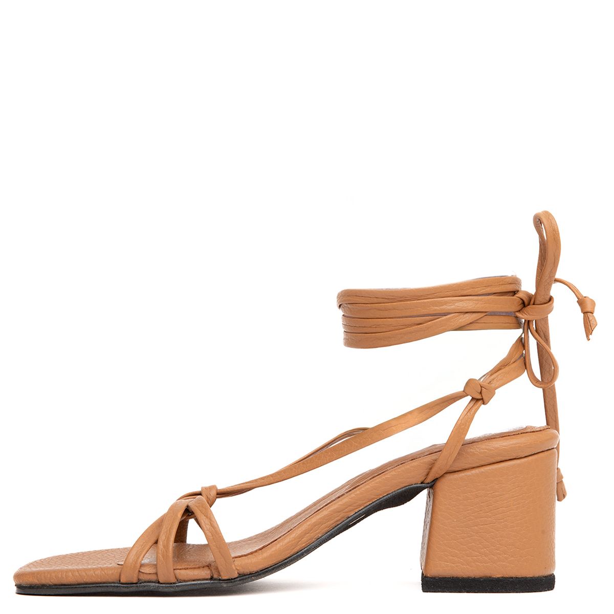 MARIE THE BRAND - Sandalia Mujer Cuero Café Marie The Brand