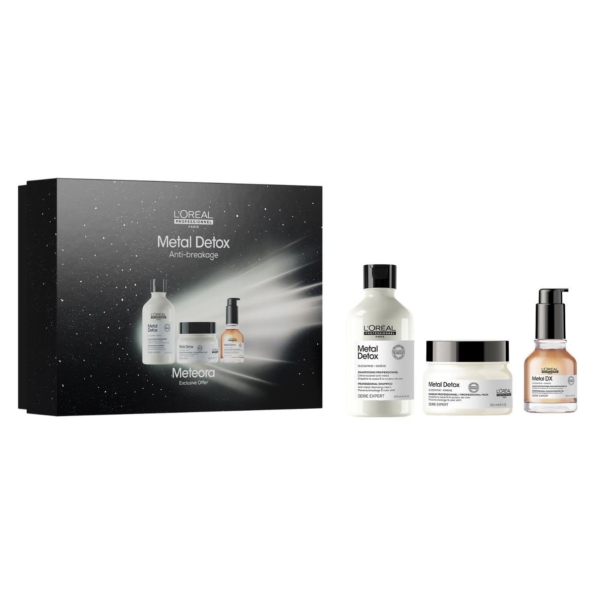 LOREAL PROFESSIONNEL - Shampoo 300Ml + Máscara 250Ml + Aceite 50Ml Loreal Professionnel