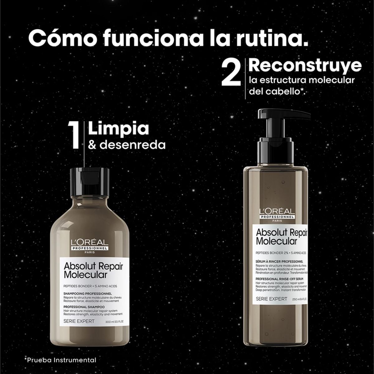 LOREAL PROFESSIONNEL - Shampoo 300Ml + Sérum De Enjuage 250Ml Loreal Professionnel