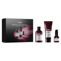 Set Profesional Cuidado Del Color Profundo Shampoo 300ml + Acondicionador 200ml + Sérum 50ml Vitamino Color Spectrum