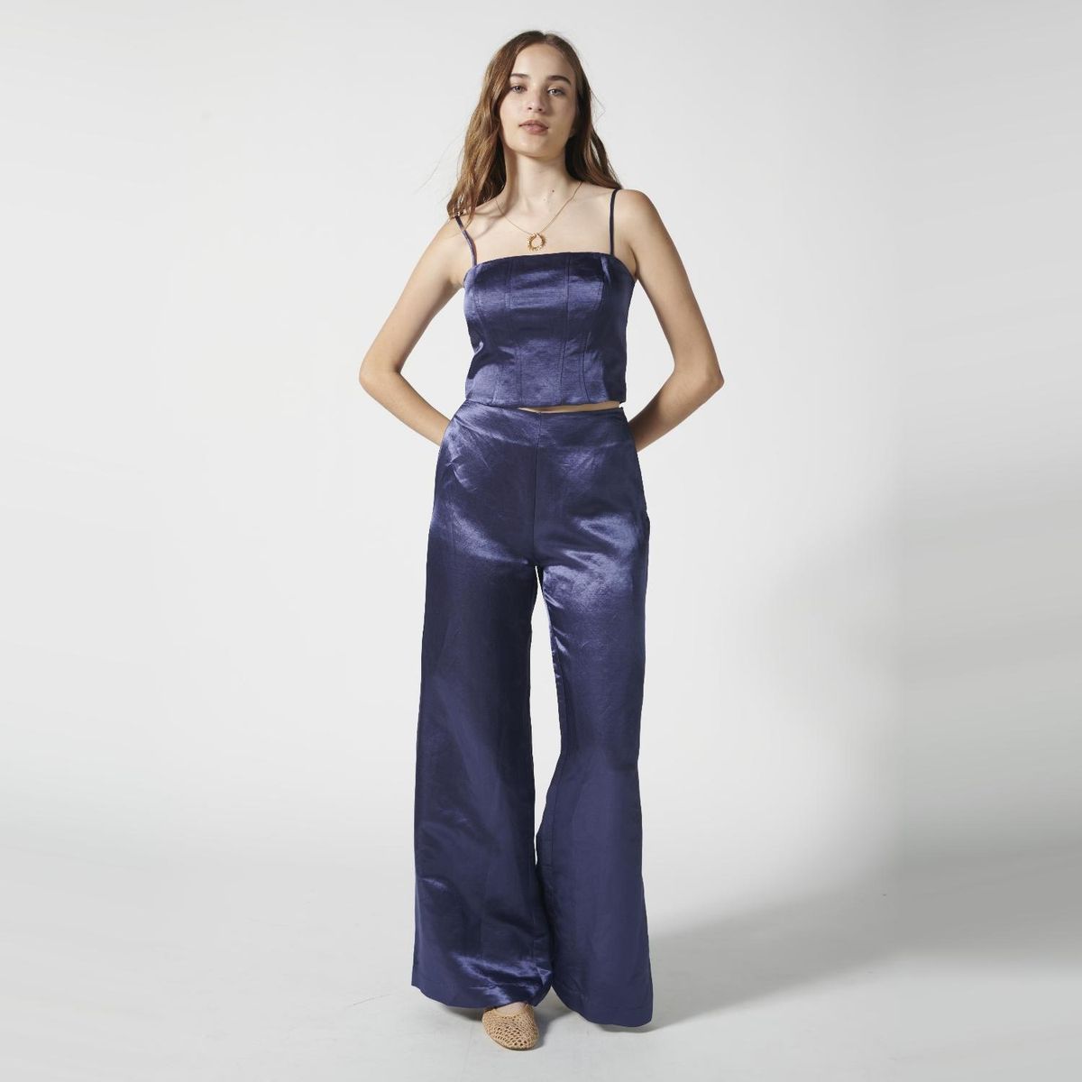 SINGOLARE - Pantalón Tiro Medio Mujer Singolare