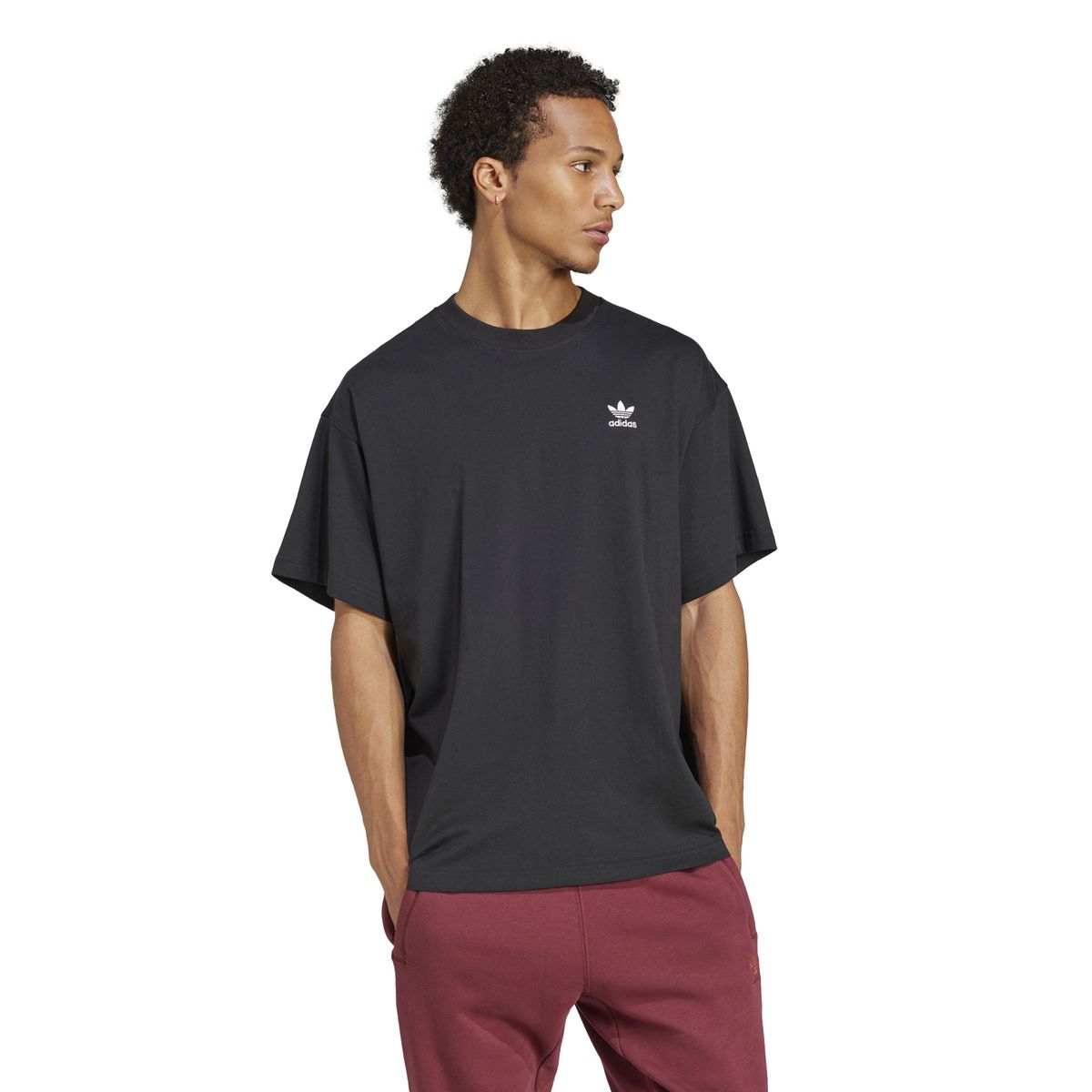ADIDAS ORIGINALS - Polera Trifolio Oversized Essentials Hombre Adidas Originals