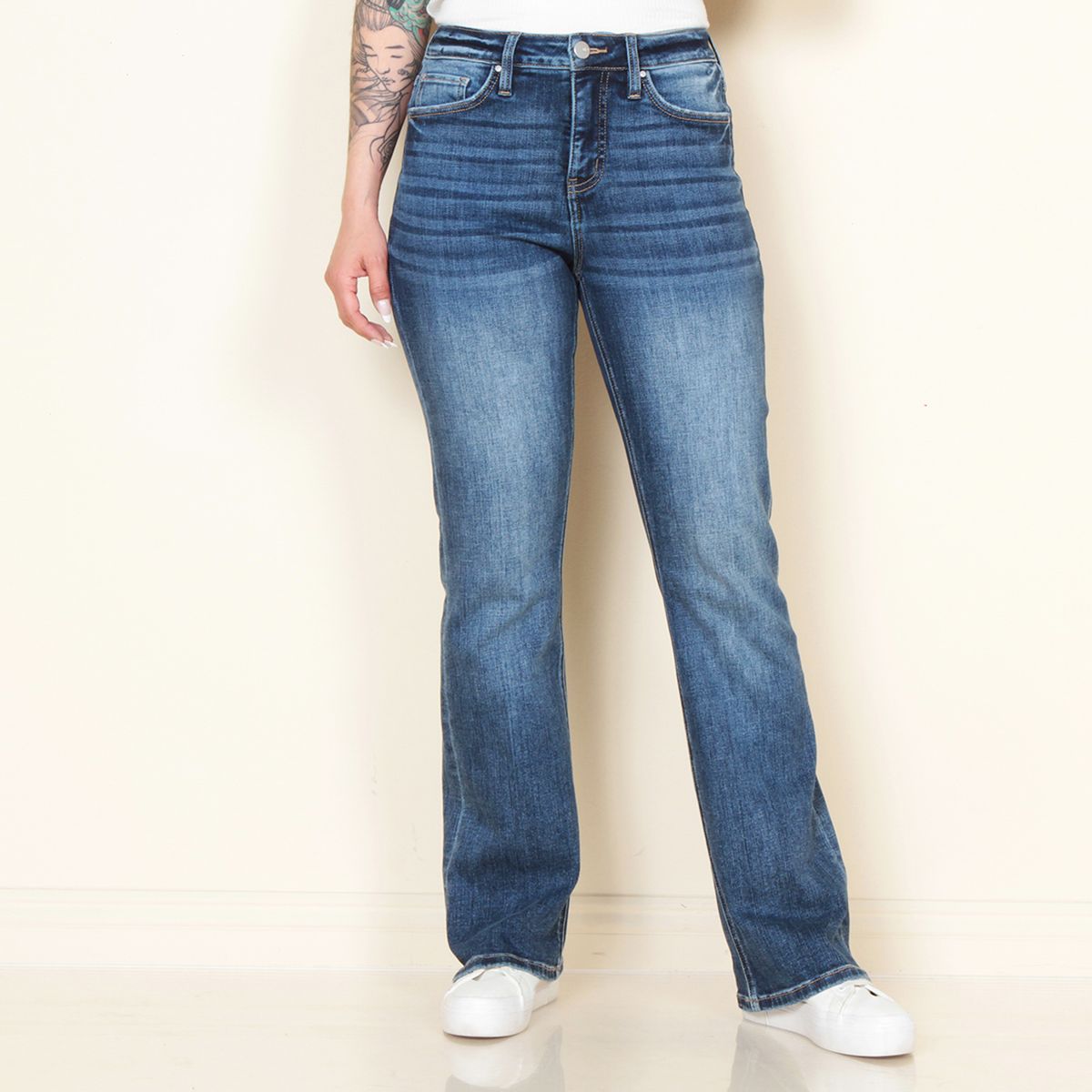 WADOS - Jeans Straight Tiro Alto Mujer Wados