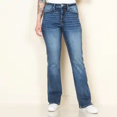 WADOS - Jeans Straight Tiro Alto Mujer
