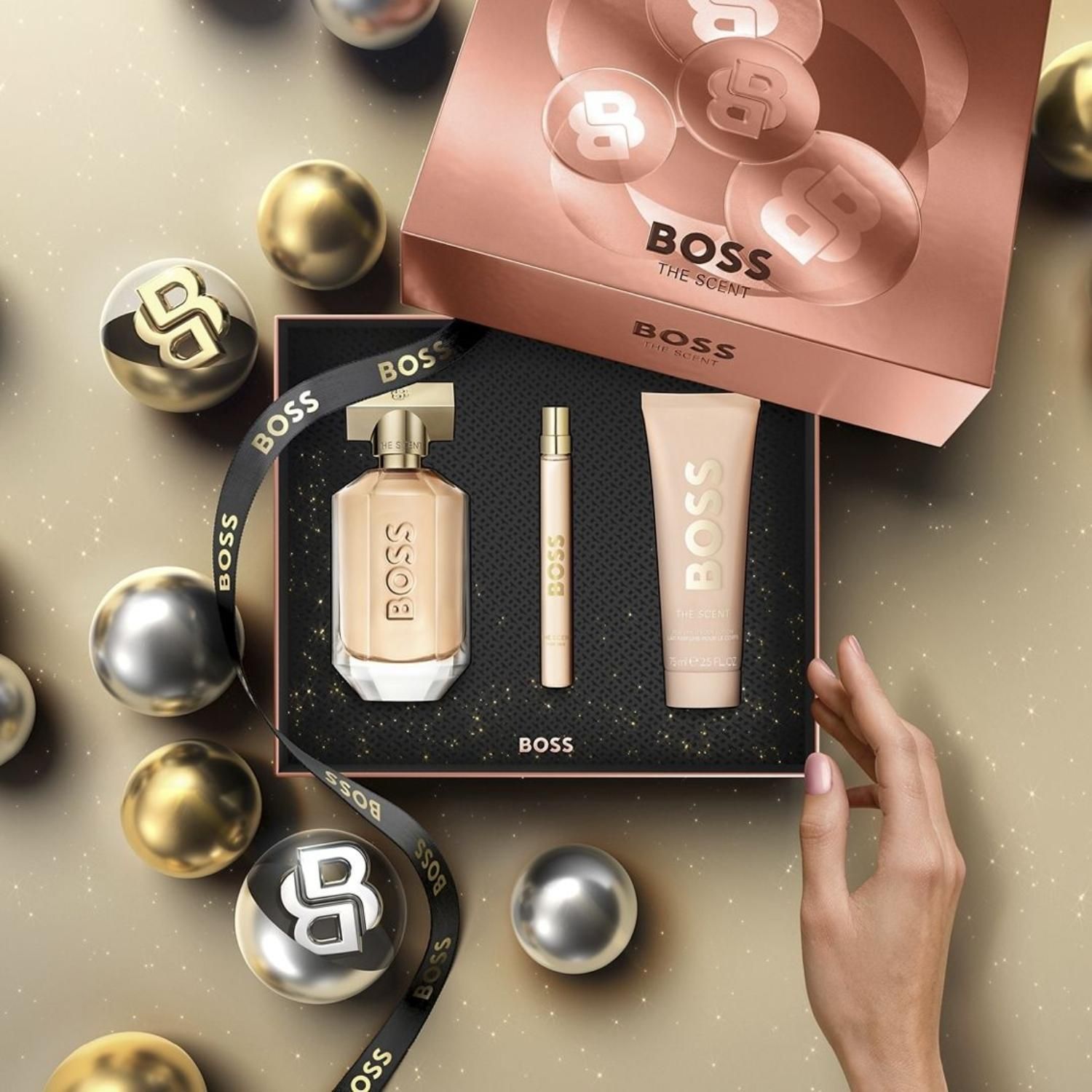 HUGO BOSS Set Boss The Scent Eau De Parfum Para Mujer 100 Ml + Pen