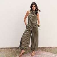 Pantalón Balloon Tiro Medio Mujer