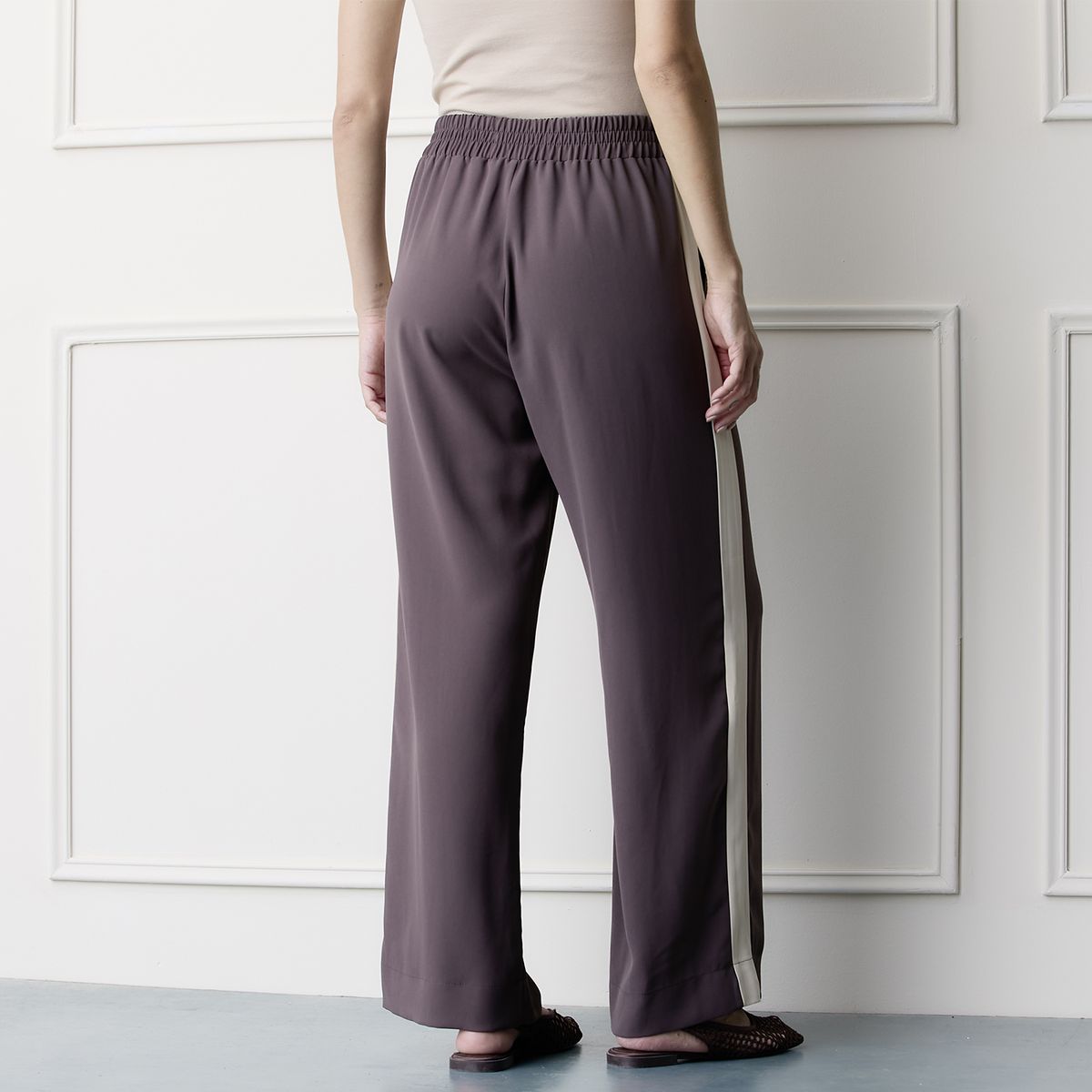 BASEMENT - Pantalón Balloon Tiro Medio Mujer Basement