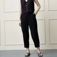 Pantalón Balloon Tiro Medio Mujer