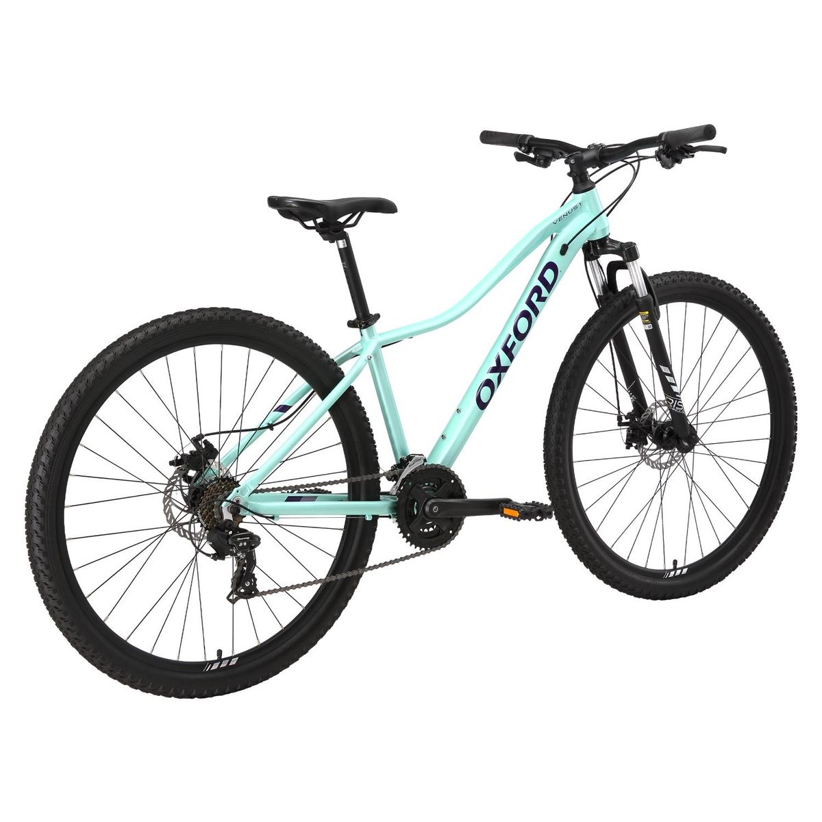 OXFORD - Bicicleta Mountain Bike Aura 4 Uno X 8V Aro 27.5 Mujer Celeste Oxford