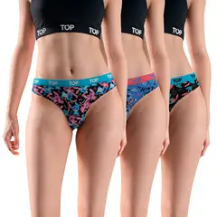 TOP - Pack 3 Colaless Mujer