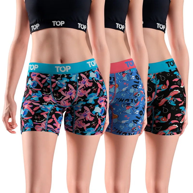 TOP - Pack de 3 Bóxers Algodón Mujer Top