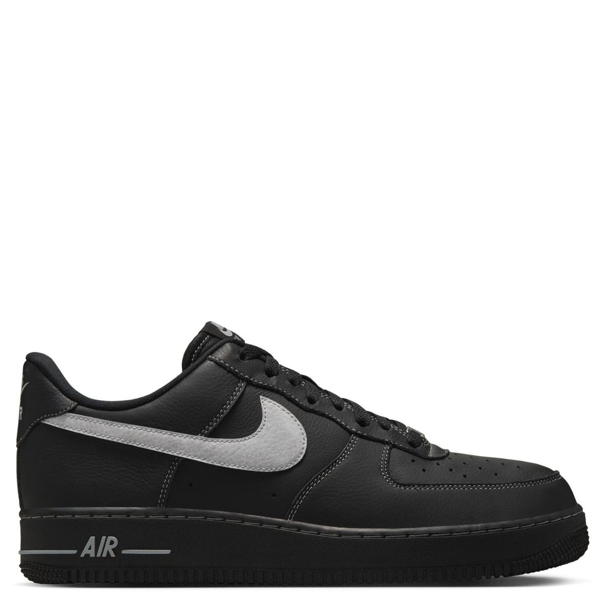 NIKE - Air Force 1 07 Lv8 Ess Plus Zapatilla Urbana Hombre Cuero Negro Nike