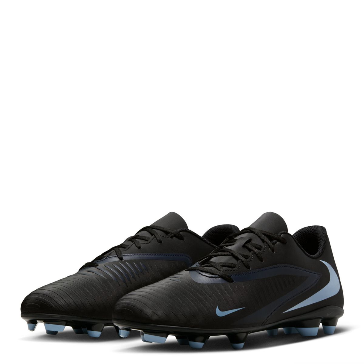 NIKE - Phantom 6 Low Club Fg Mg Zapatilla Fútbol Hombre Negro Nike
