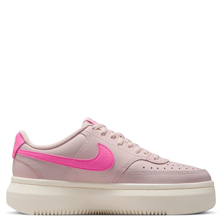 NIKE Court Vision Alta Ltr Zapatilla Urbana Mujer Cuero Burdeo
