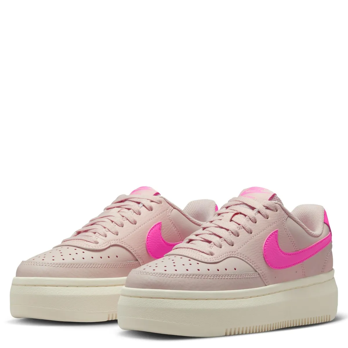 NIKE - Court Vision Alta Ltr Zapatilla Urbana Mujer Cuero Burdeo Nike