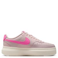Court Vision Alta Ltr Zapatilla Urbana Mujer Cuero Burdeo