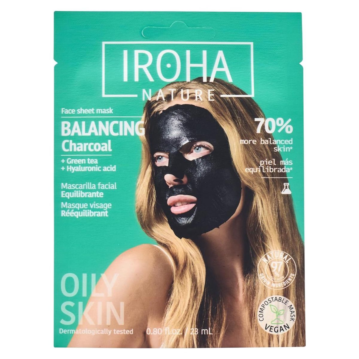 IROHA - Masc. Reequilibrante Carbon Iroha