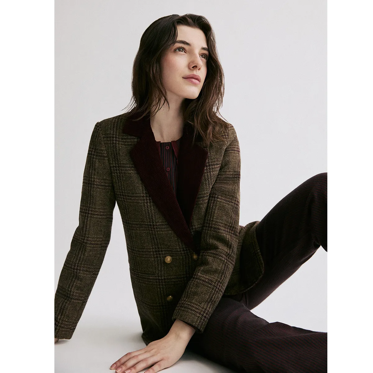 BRICK LONDON - Blazer Cotele Zoe Mujer Brick London