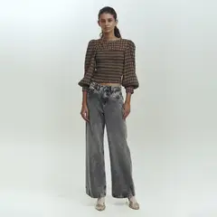 BRICK LONDON - Blusa Twiggy Mujer