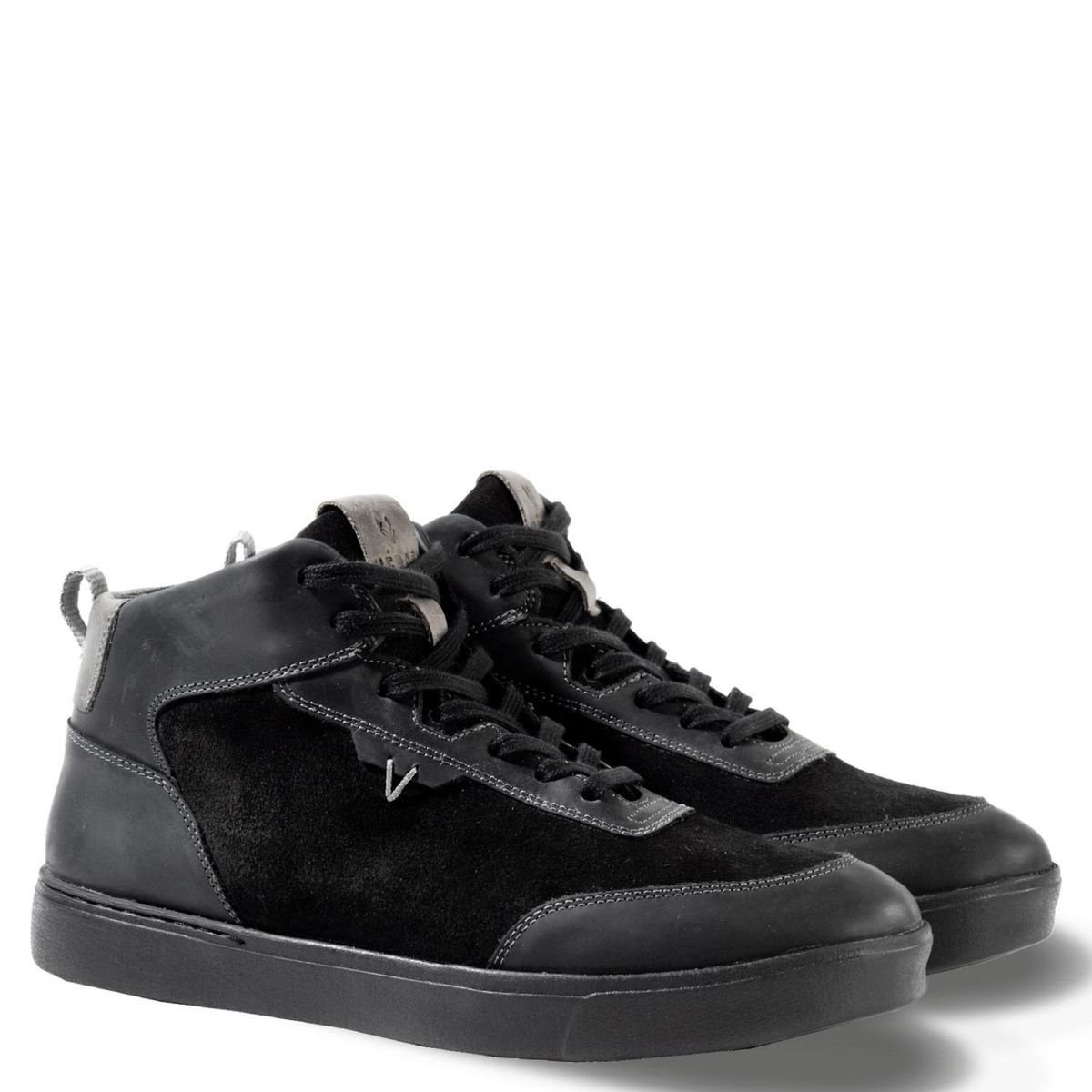 VEROZ - Trend Zapatilla Urbana Hombre Cuero Negro Veroz