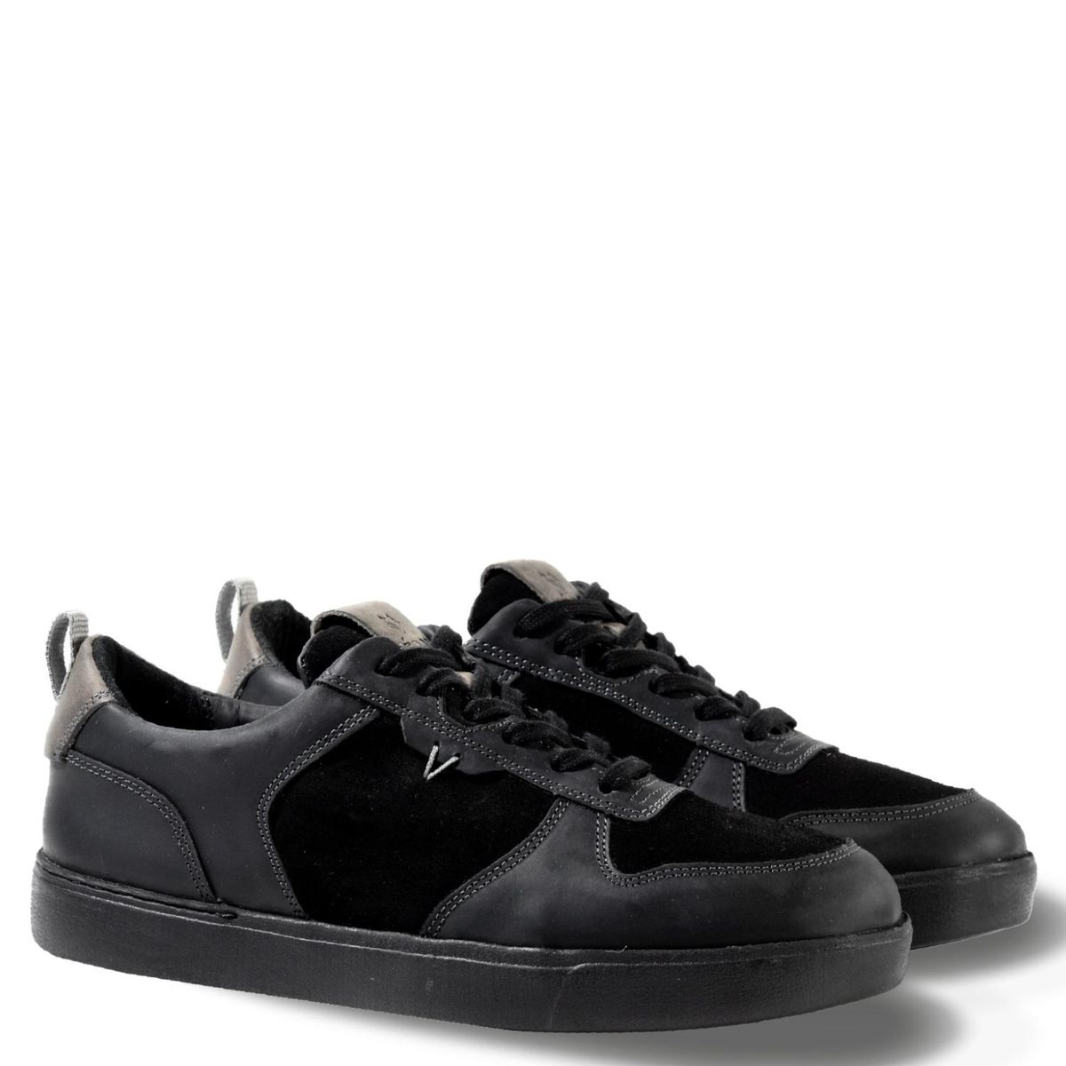 VEROZ - Trend Zapatilla Urbana Hombre Cuero Negro Veroz