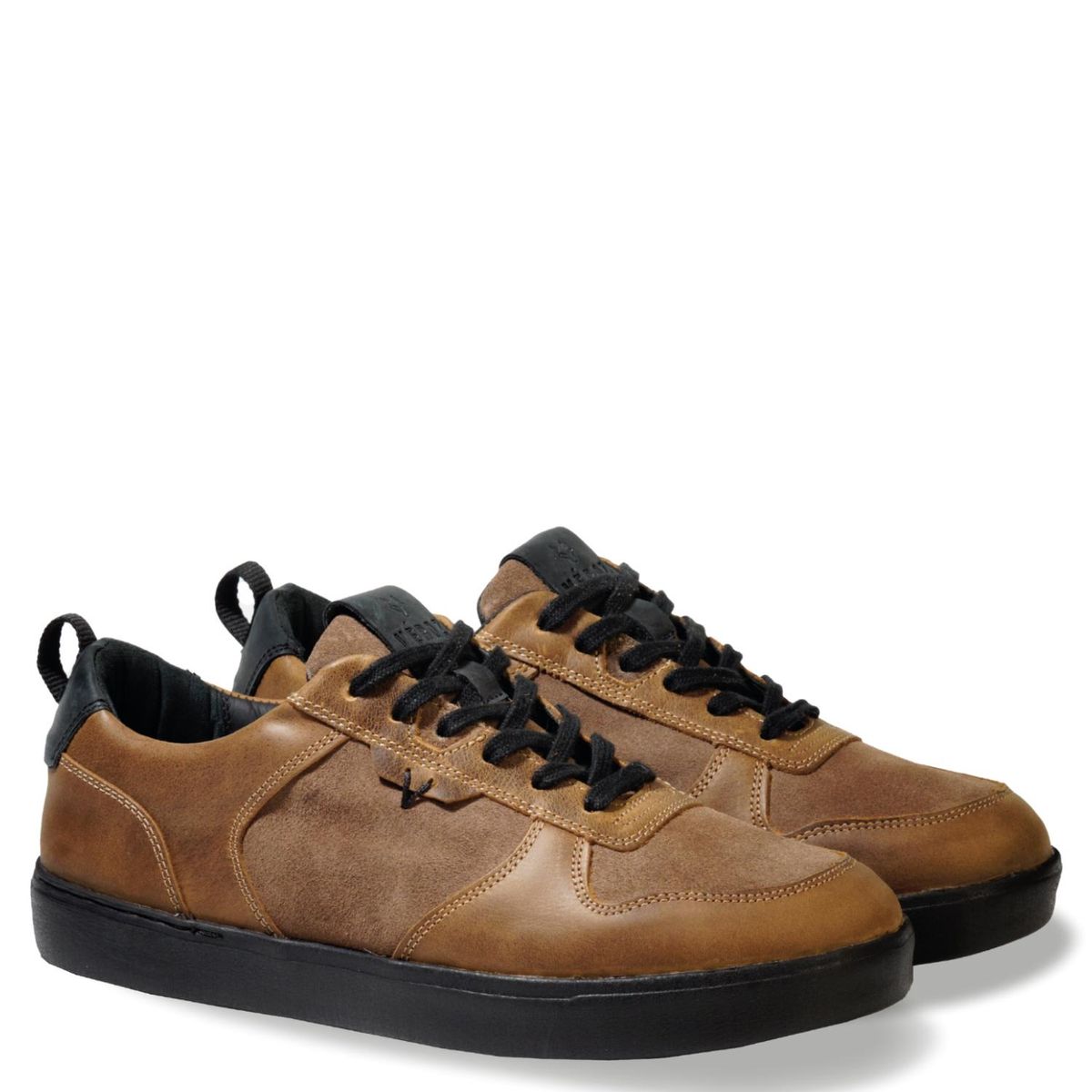 VEROZ - Trend Zapatilla Urbana Hombre Cuero Café Veroz