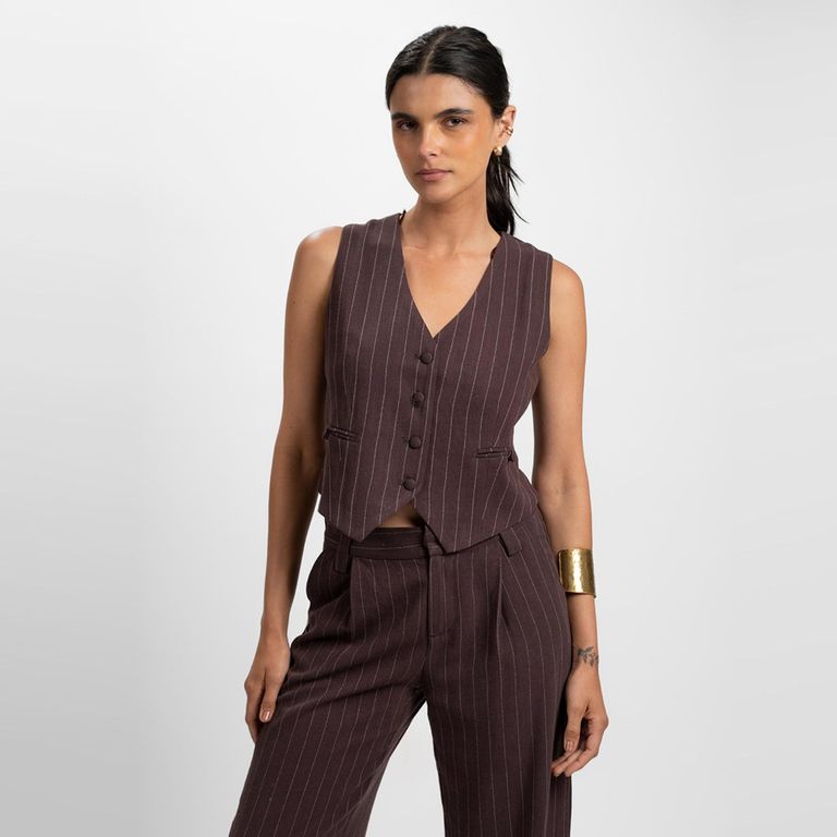 Vest Marta Vino Mujer