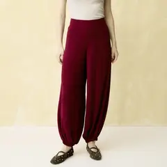 UNIVERSITY CLUB - Pantalón Ballon Tiro Alto Mujer