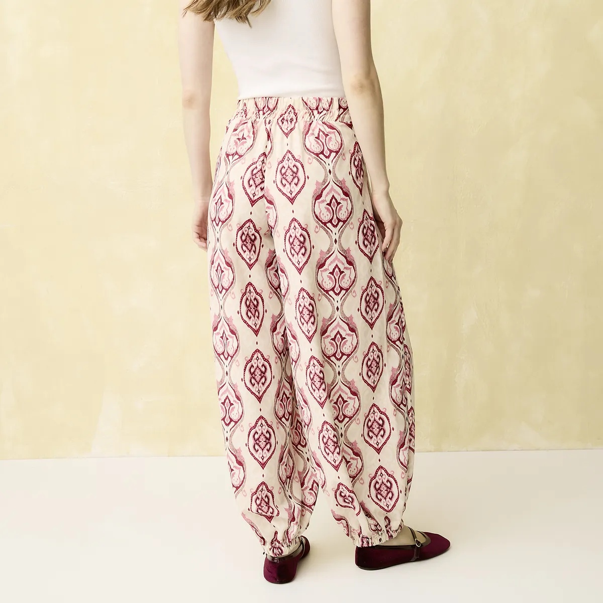 UNIVERSITY CLUB - Pantalón Balloon Tiro Alto Mujer University Club