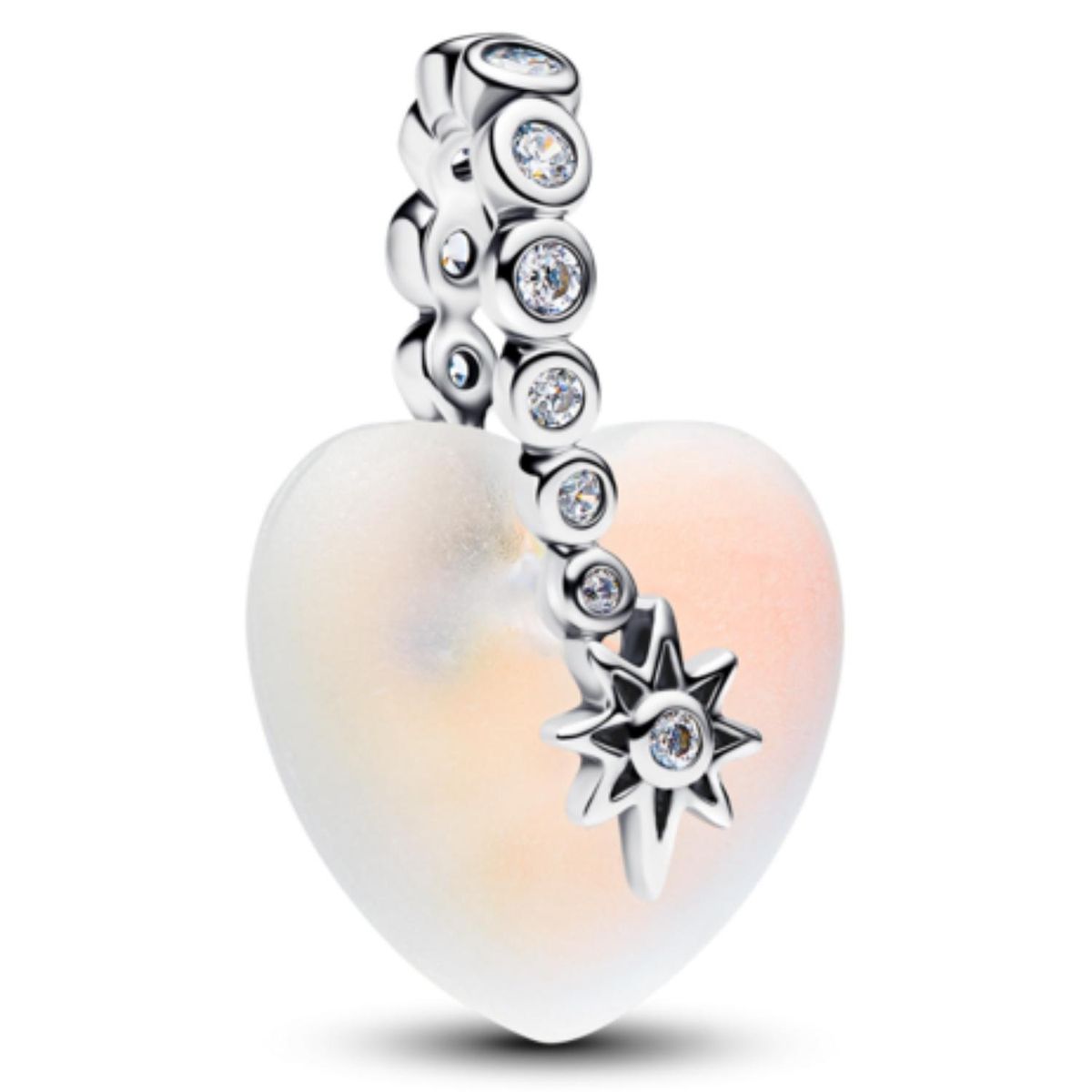 PANDORA - Charm Colgante Corazones Y Estrella Fugaz Mujer Pandora