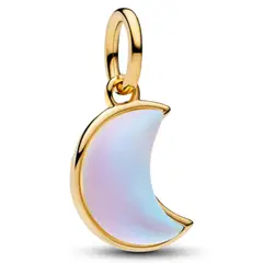 PANDORA - Charm Colgante Luna Creciente Reluciente Mujer
