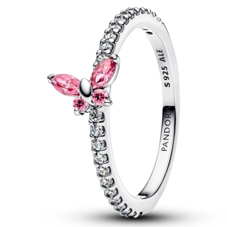 Anillo Mariposa Resplandeciente Mujer 56