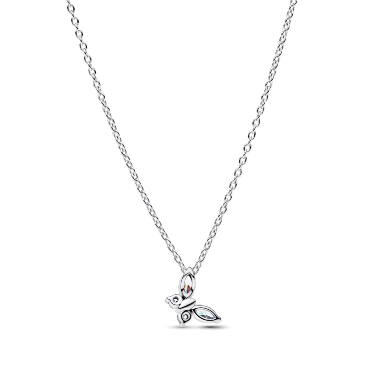 PANDORA - Collar Colgante Mariposa Plateado Mujer Pandora
