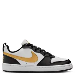 NIKE - Court Borough Low Recraft Bg Zapatilla Urbana Niña Negro (34.5 a 37.5)