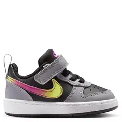 NIKE - Court Borough Low Rcrft Fd Zapatilla Urbana Niño Negro (17.5 a 26)
