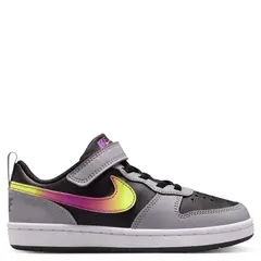 NIKE - Court Borough Low Rcrft Fd Zapatilla Urbana Niño Negro (28.5 a 34)