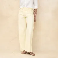 Jeans Wide Leg Tiro Medio Mujer