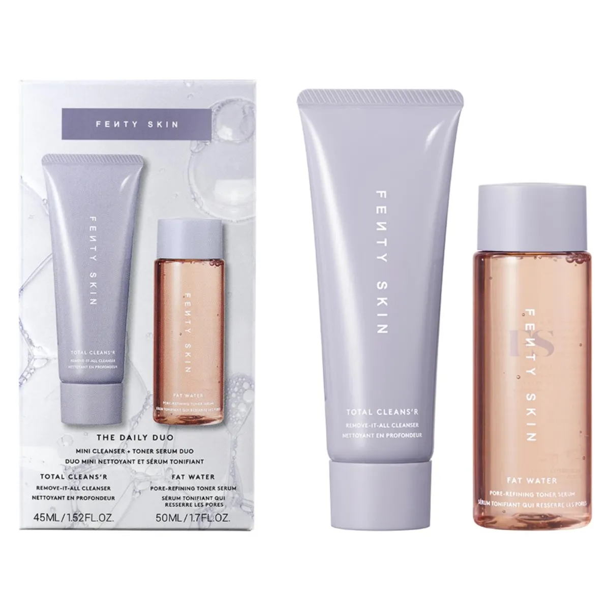 FENTY SKIN - Daily Duo Set (Limpiador, Tonico/Suero)