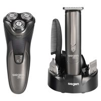 Set Cortapelos y Afeitadora SG-8440C01 4 en 1 + Base Cargadora