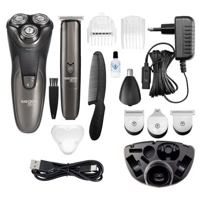 Imagen 2 del producto Set Cortapelos y Afeitadora SG-8440C01 4 en 1 + Base Cargadora