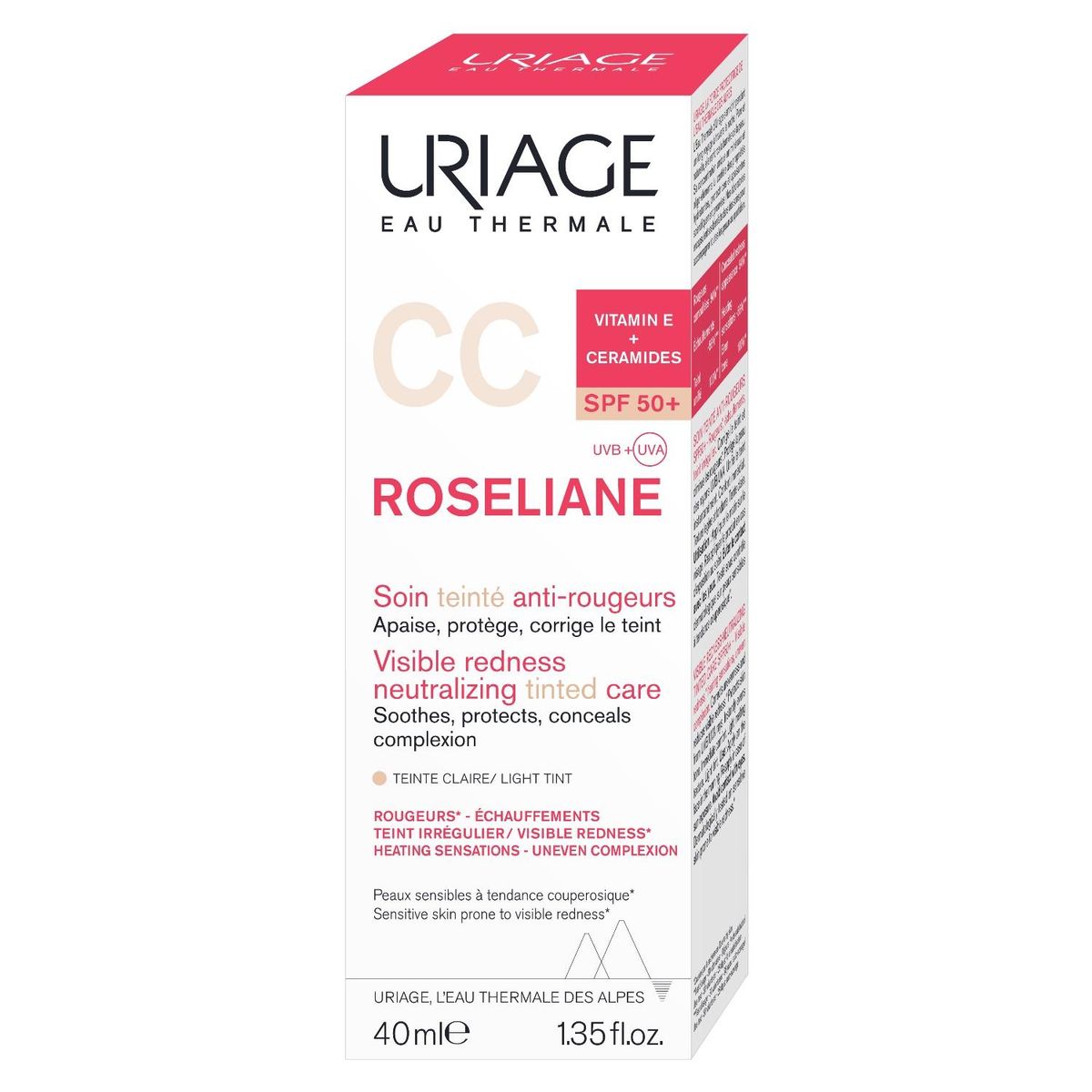 URIAGE - Roseliane Cc Creme Spf 50+ 40 Uriage