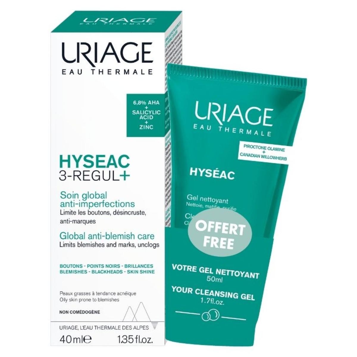 URIAGE - Promo Hyseac 3-Regul+Clean G Uriage