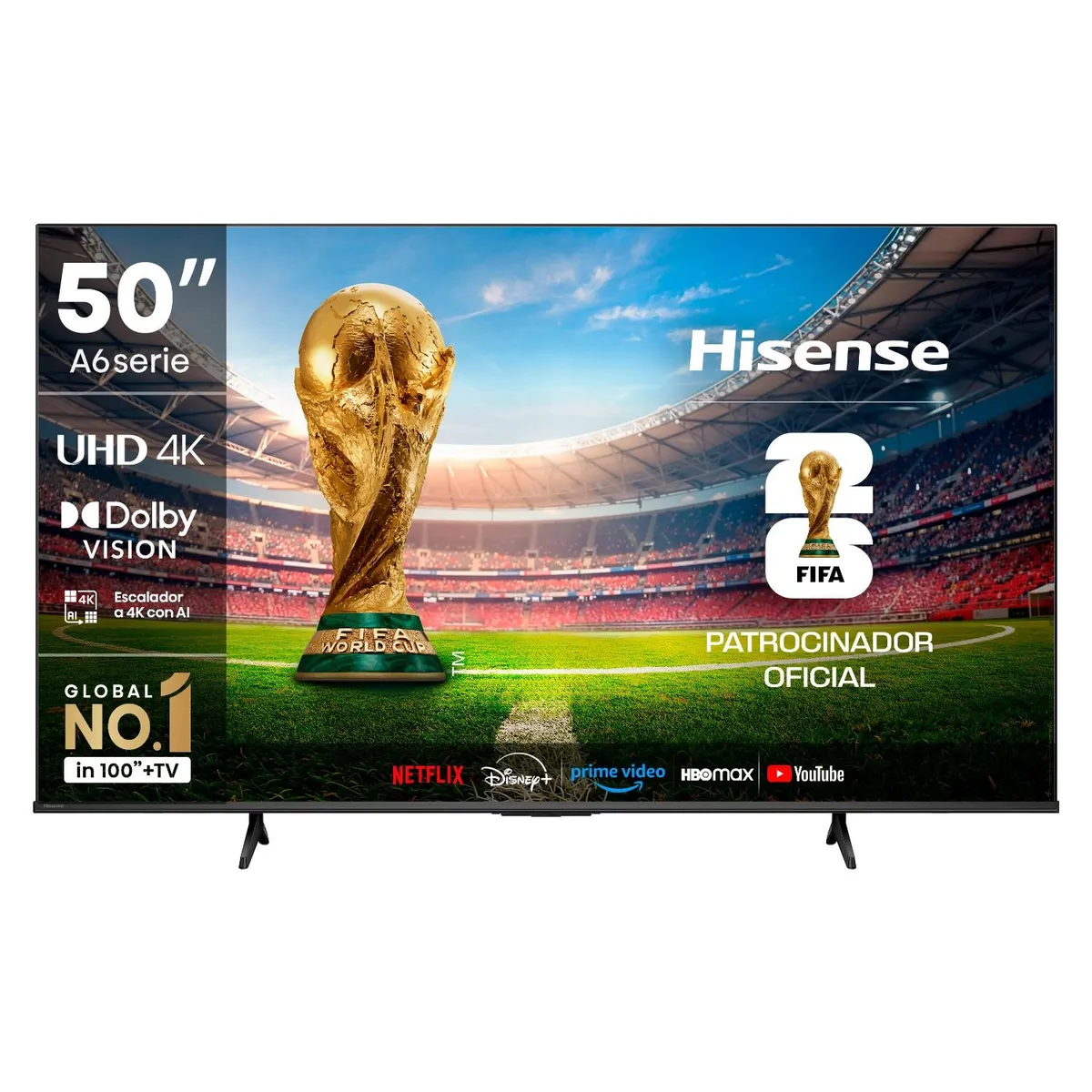 HISENSE - Smart Tv 50" 4K UHD 50A6NV Hisense