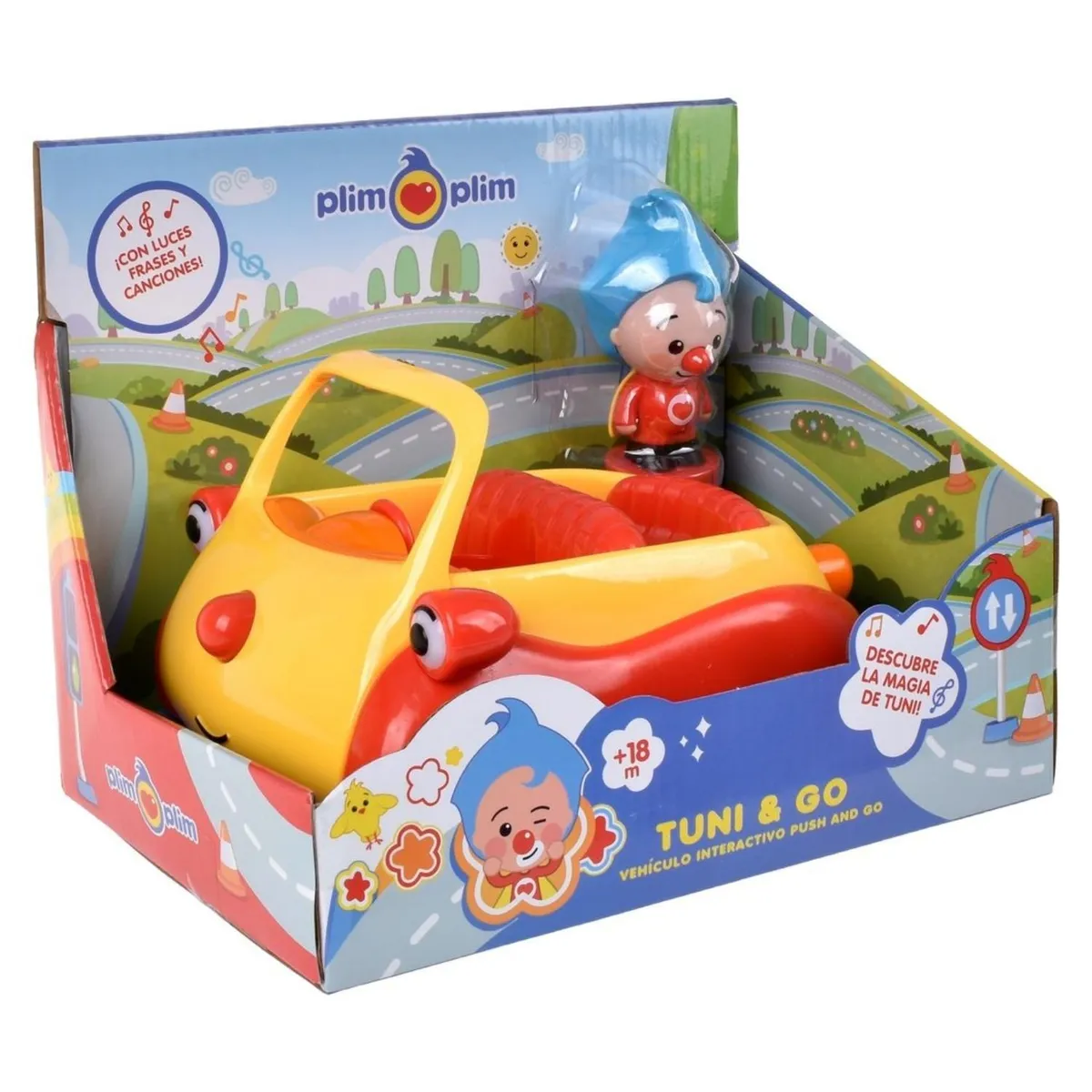 PLIM PLIM - Vehiculo 25 Cm Bump And Go Plim Plim