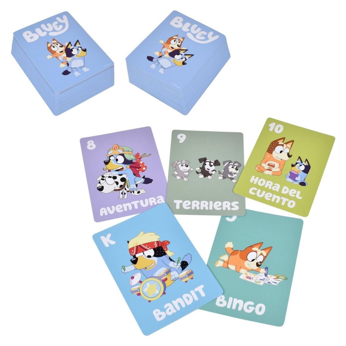BLUEY - Juego De Cartas 5 En 1 Bluey