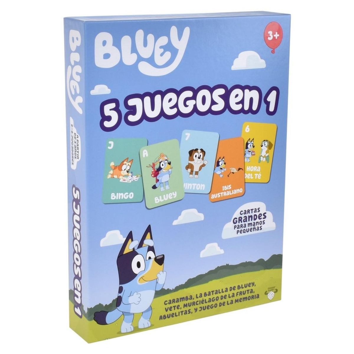 BLUEY - Juego De Cartas 5 En 1 Bluey