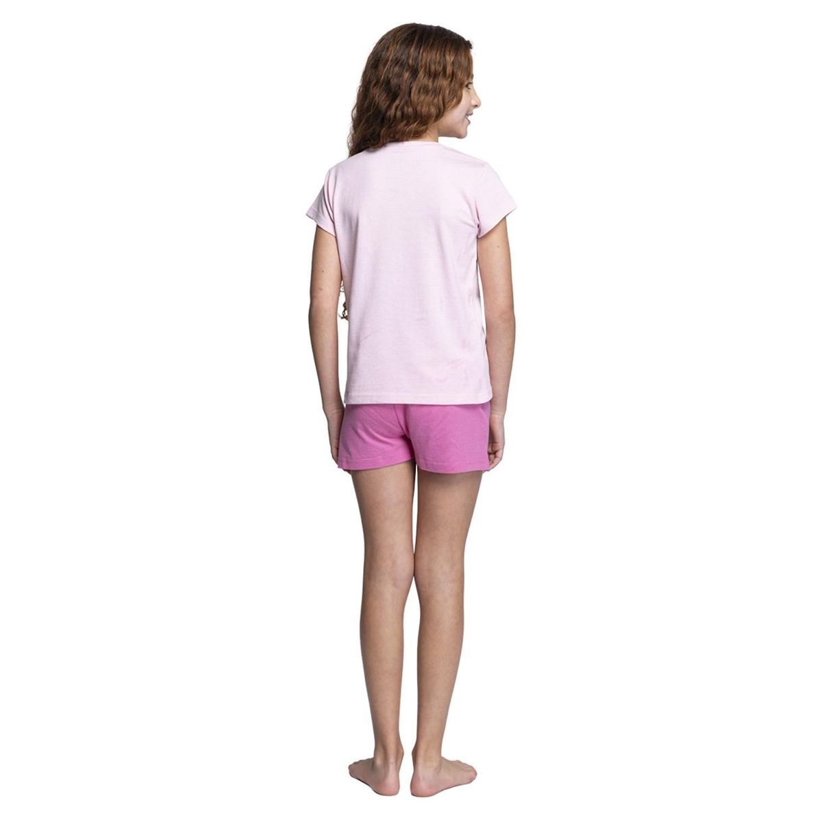 TOP - Pijama Verano Niña Algodon Rosado Top