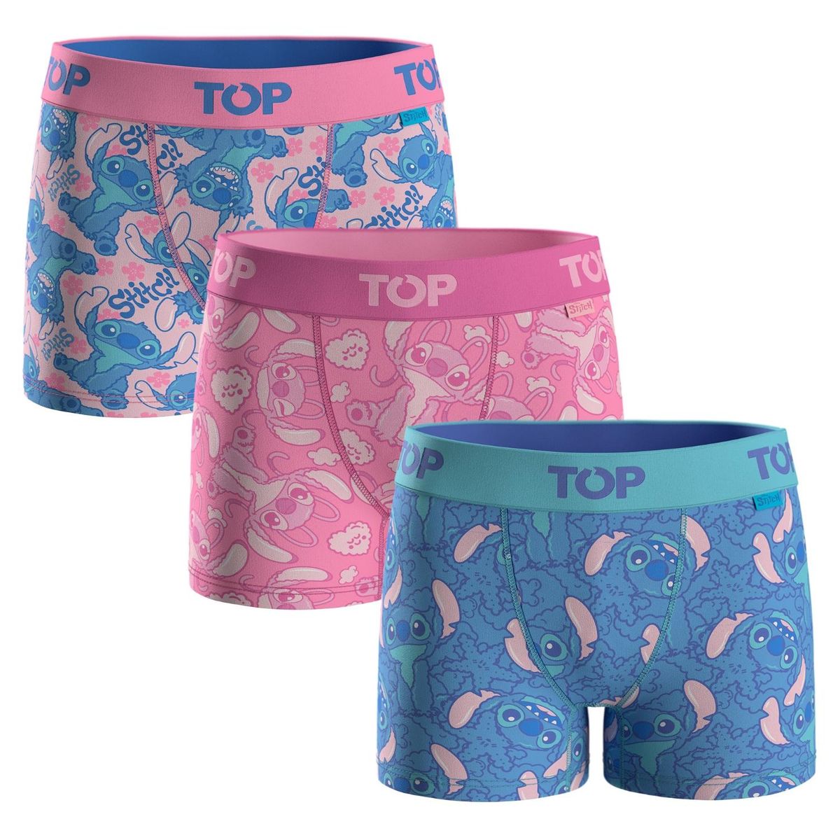 TOP - Boxer Niña Algodon Stitch Multicolor Top